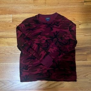 Polo Ralph Lauren Red Camouflage Thermal